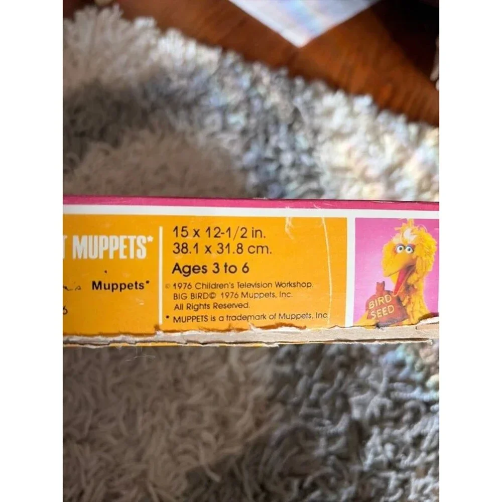 Sesame Street muppets big bird 24 piece all pieces present dated 1976